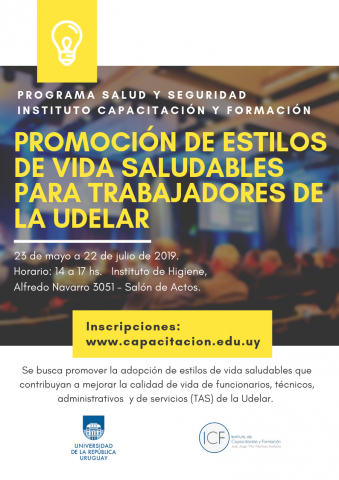 Curso estilos de vida saludable ICF UdelaR